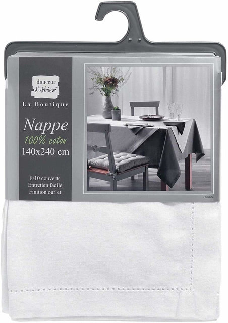 Fata de masa dreptunghiulara CHARLINE, 140 x 240 cm