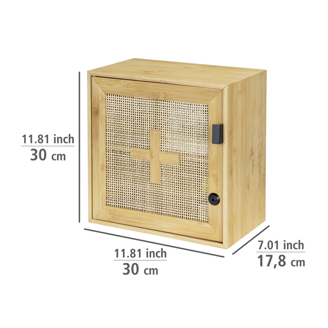 Dulapior pentru medicamente ALLEGRE BAMBOO, 30 x 30 cm, WENKO