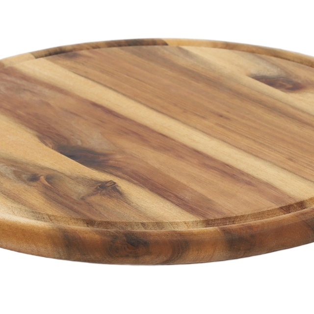 Tavă, rotunda, lemn de salcam, Ø 25 cm, Kesper