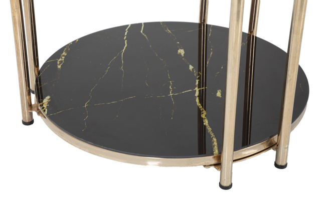 Masuta de cafea cu imitatie de marmura, 45 x 46 cm