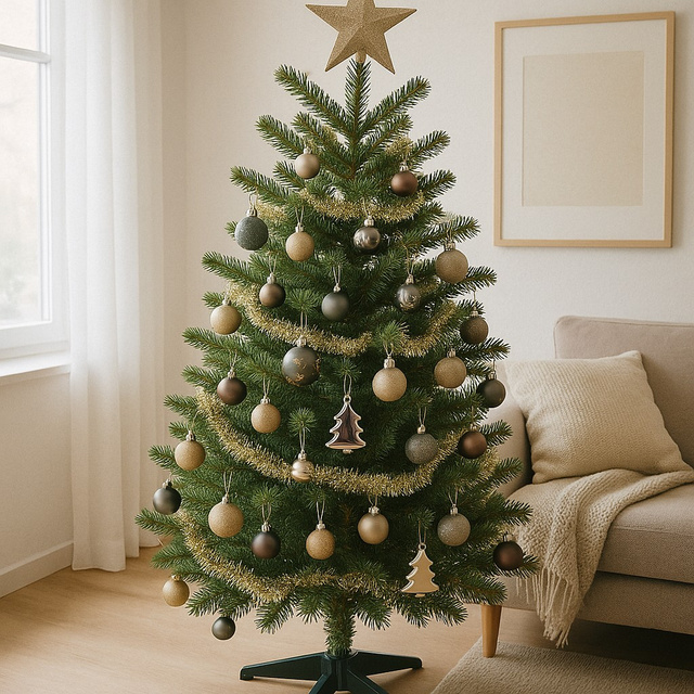 Set decoratiuni de Craciun in diferite culori, 44 de elemente