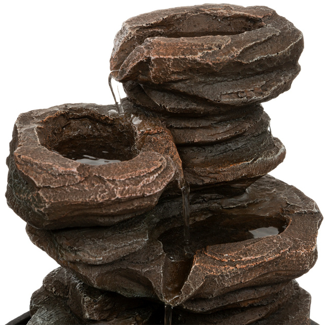 Mini fantana zen Sharmila, rasina, inaltime 22,5 cm