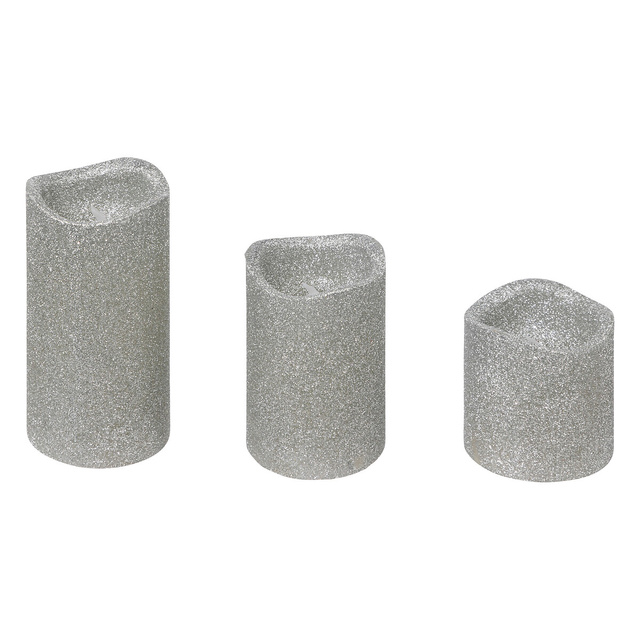 Set lumanari LED in diverse marimi, 3 bucati