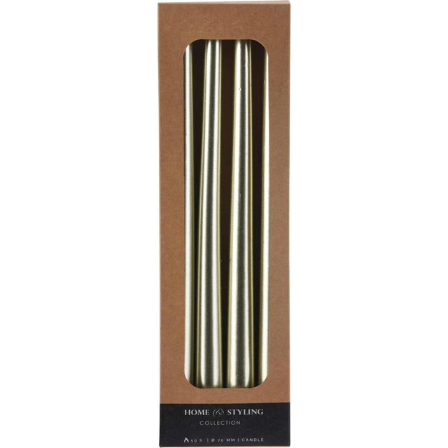 Candele metalice pentru masă, 30 cm