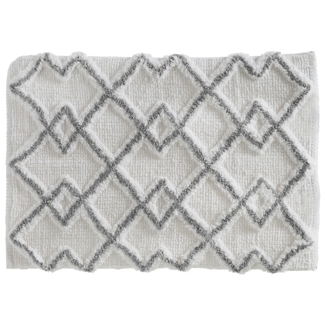 Covor de baie ETNIC, 50 x 75 cm, model gri