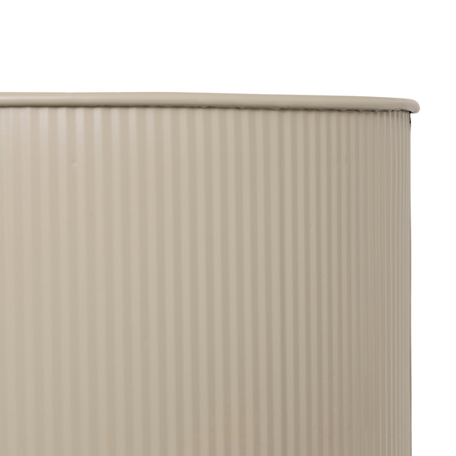 Ghivece de flori metalice, 2 buc, AZE, Ø 30 cm