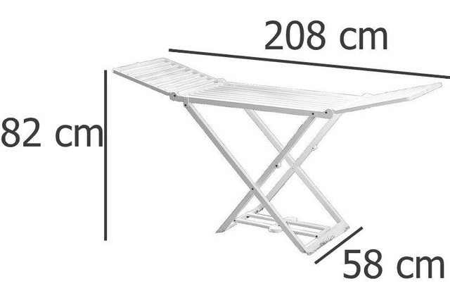 Uscător ALICANTE pentru rufe, pliabil, independent