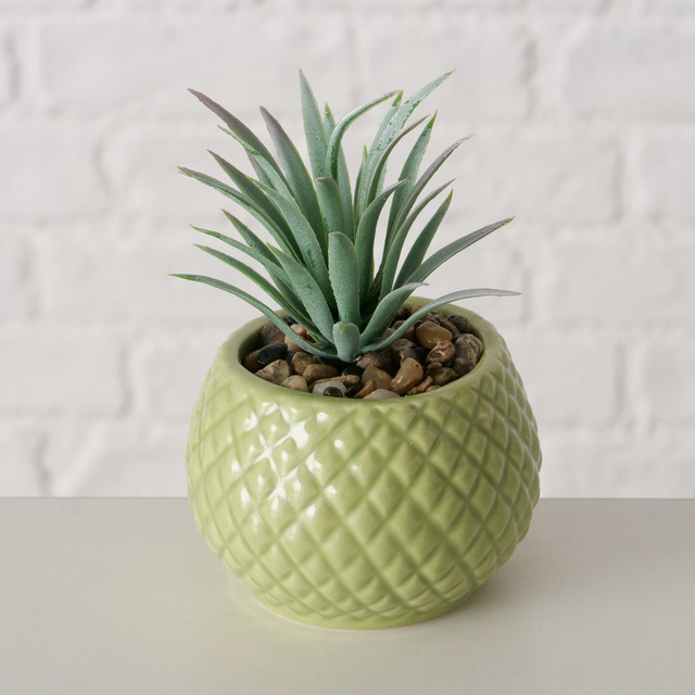 Suculenta artificiala in ghiveci MALUHA, 10,5 cm