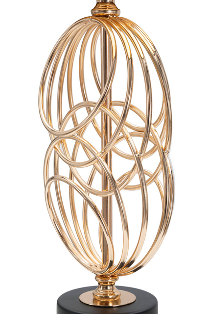 Lampa de masa CIRCLY cu decor auriu