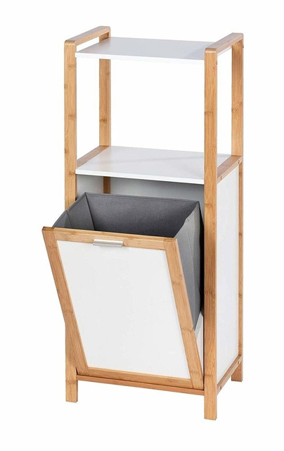 Bibliotecă cu raft și coș de rufe FINJA, Wenko