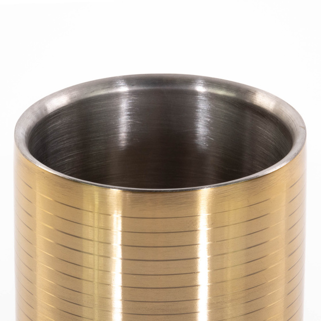 Frapiera din inox, Ø 12 cm, auriu