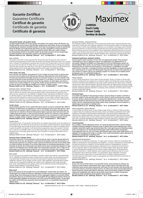 Cos de baie MILO, pentru montare pe baterie de cada