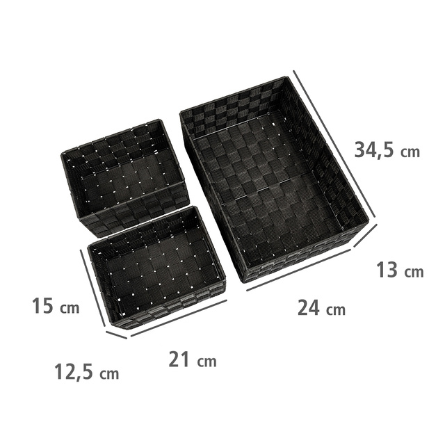 Set cosuri baie ADRIA, 3 buc, WENKO