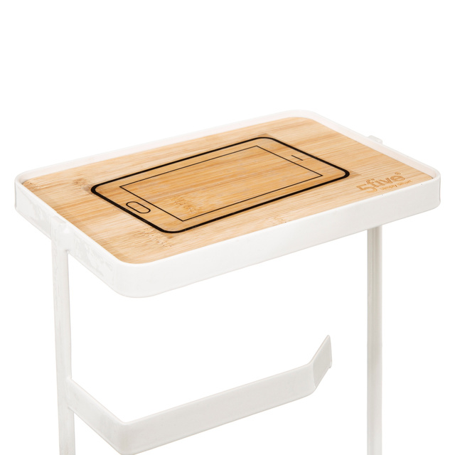 Suport hartie igienica cu rezerva, raft pentru telefon