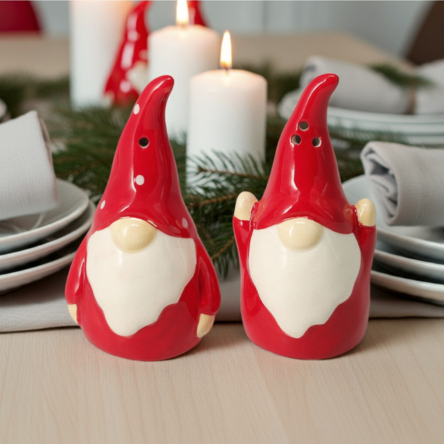 Săculețul de sare și piper YULORA gnomi ceramici