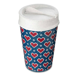 Cana termica ISO TO GO, 400 ml, model geometric, KOZIOL