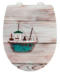 Capac WC Easy-Close AHOI, Termoplast, WENKO