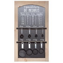 Tabla de bucatarie cu cesti de masurat, 40 x 70 cm