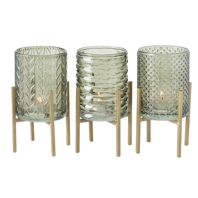 Suport lumanare Bolito, 8 cm, verde deschis