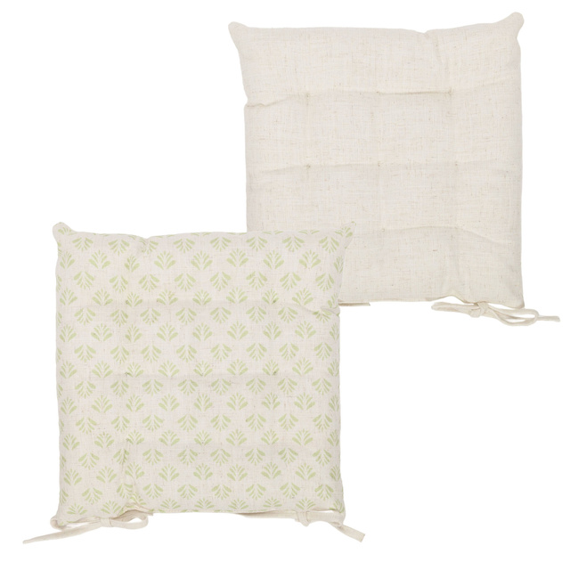 Perna de scaun cu model de plante, 40 x 40 cm