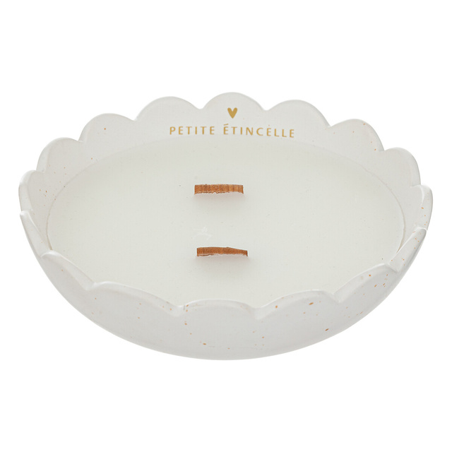 Lumanare mare parfumata in ghiveciul ceramic THE FLORAL, 15 ore de ardere