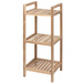 Raft pentru baie ACINA cu trei rafturi, lemn de salcam, Wenko
