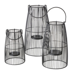 Set felinare metalice CINTA, 25 - 40 cm