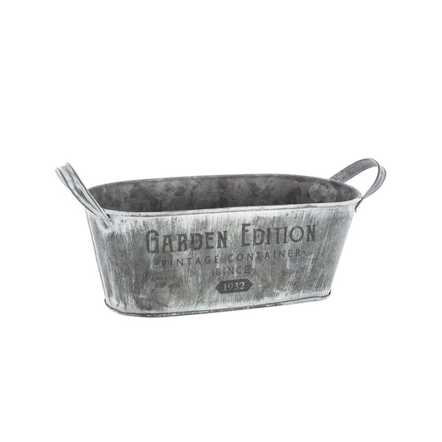 Set ghivece flori metalice, 3 dimensiuni, set