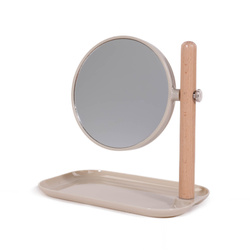 Oglinda cosmetica cu tava metalica