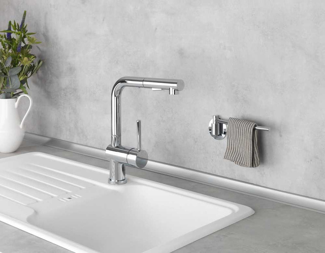 Suport Turbo-Loc pentru prosop de bucătărie sau baie, WENKO