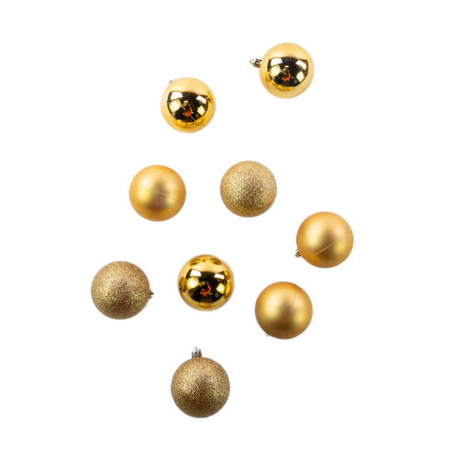 Set globulete pentru brad, 12 bucati, Ø 6 cm
