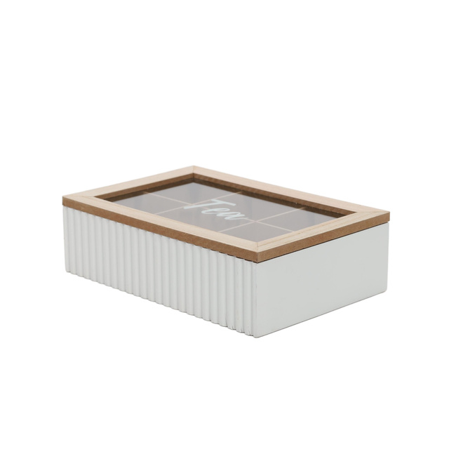 Recipient pentru ceai cu compartimente TEA, 24 x 16 x 7 cm