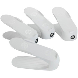 Organizatoare de pantofi albe, set din 4 piese, WENKO