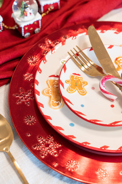 Farfurie de Crăciun, 24 cm, TURTĂ DULCE