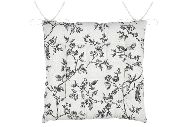 Perna de scaun cu efect de in, CLARINE, 38 x 38 cm