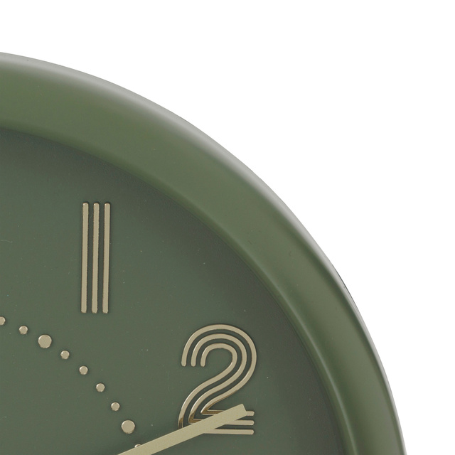 Ceas de perete ALIZEE, Ø 30 cm, verde