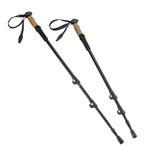 Bețe pentru trekking PREMIUM, ultra-ușoare, pliabile, 63 -135 cm