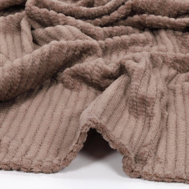 Pătură din flanel 160 x 130 cm, maro