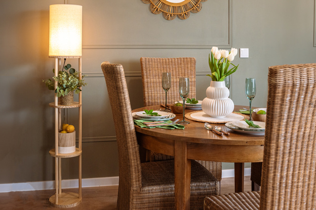 Suport ghiveci din lemn Pure, 15 cm