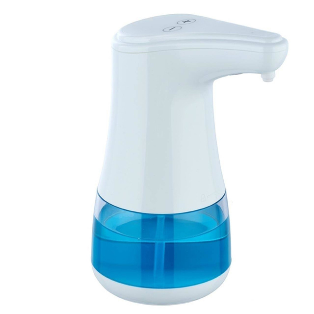 Distribuitor sapun si dezinfectant DIALA fara contact, cu senzor infrarosu, alb, 360 ml, Wenko