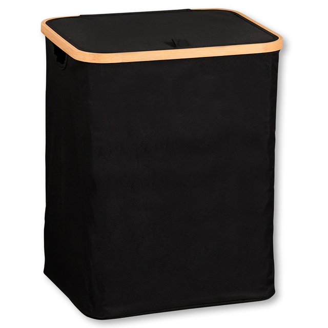 Cos de rufe cu rama din bambus, 41 x 33 cm