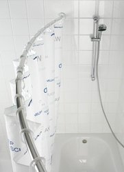 Baston telescopic pentru perdea de duș, Ø 2,5 cm, 110-200 cm, WENKO