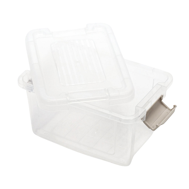 Cutie de depozitare transparenta, 18 x 12 x 11 cm