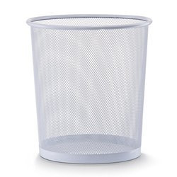 Coș de hârtie din plasă de oțel, ZELLER, alb