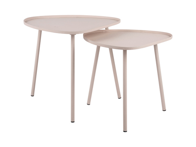 Masă de cafea metalică BOAZ, înălțime 43 cm