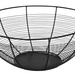 Coș pentru fructe negru Contemp, metal