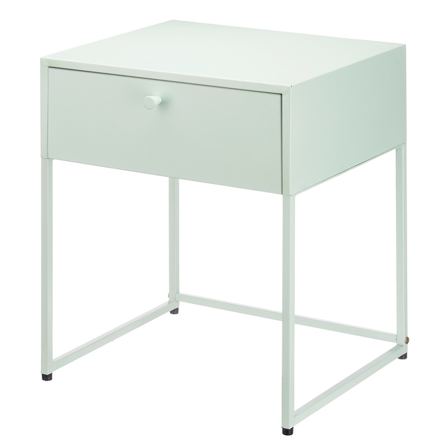 Masuta metalica cu sertar, 35 x 42 x 50 cm