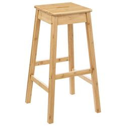 Scaun de bar din bambus, 75 cm