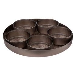 Set de servire gustări ASTRA cu tavă