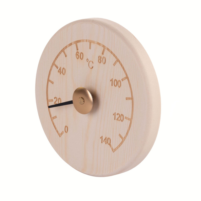 Termometru sauna, lemn de pin